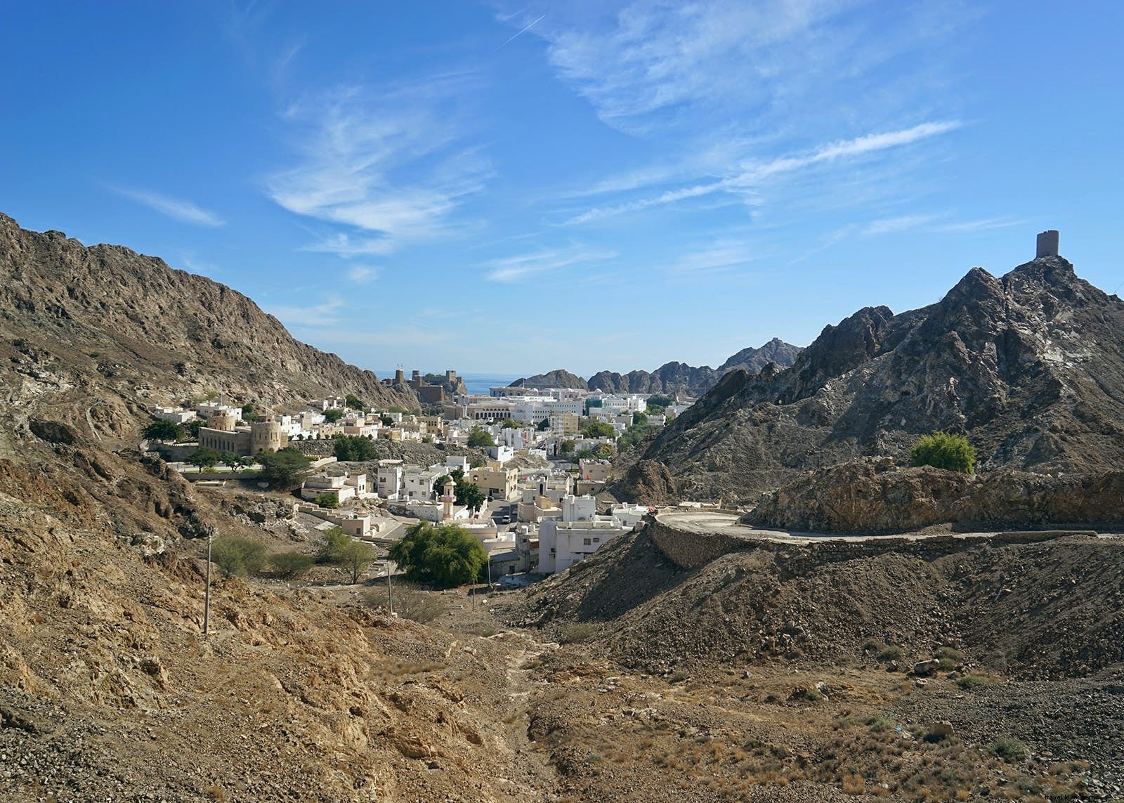 Pemandangan Arab:jalan-jalan di Oman 