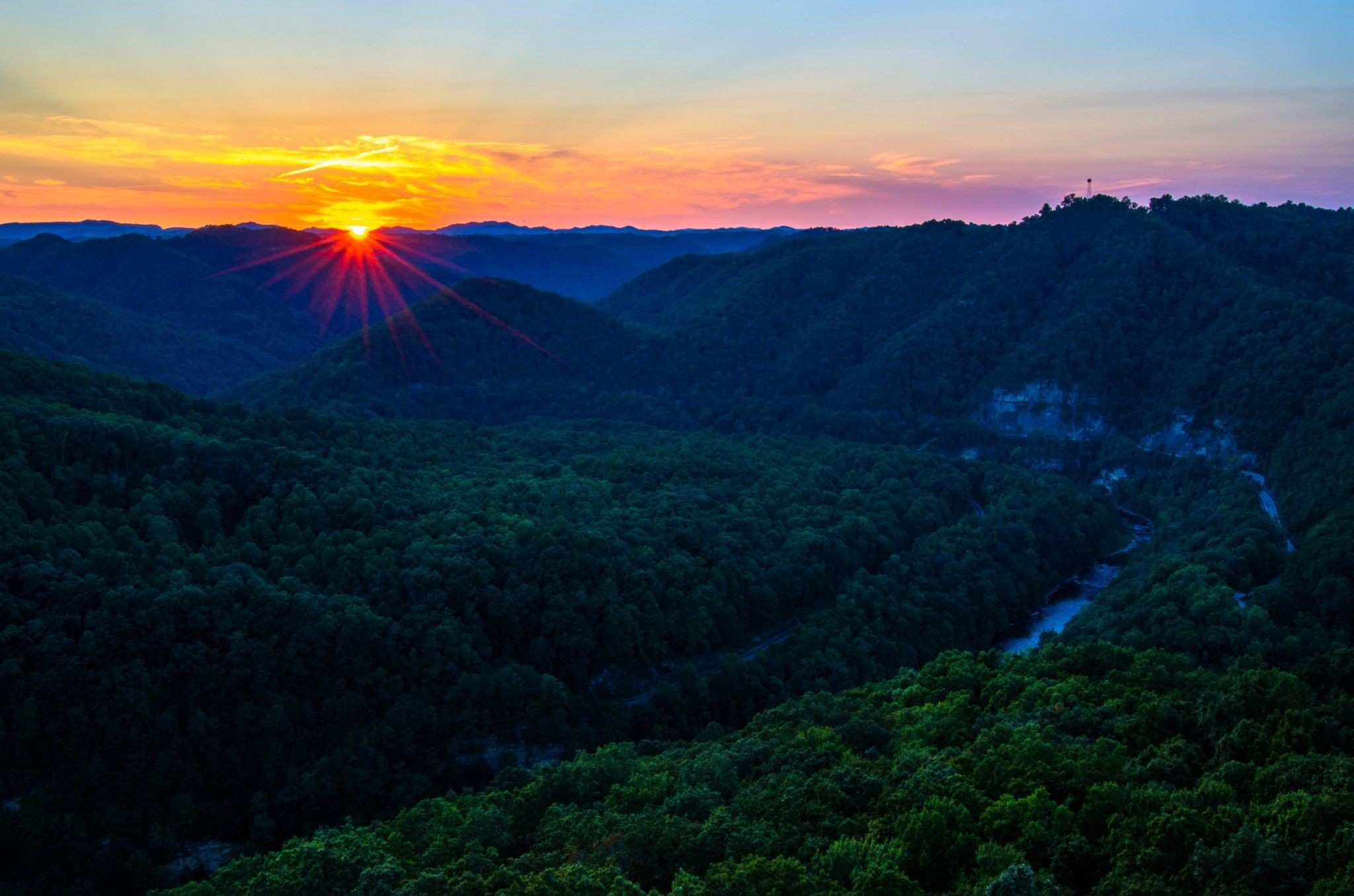 I posti migliori da vedere all alba o al tramonto della Virginia 