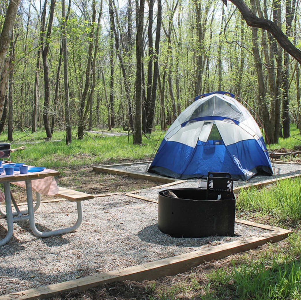 5 superbes terrains de camping primitifs en Virginie 