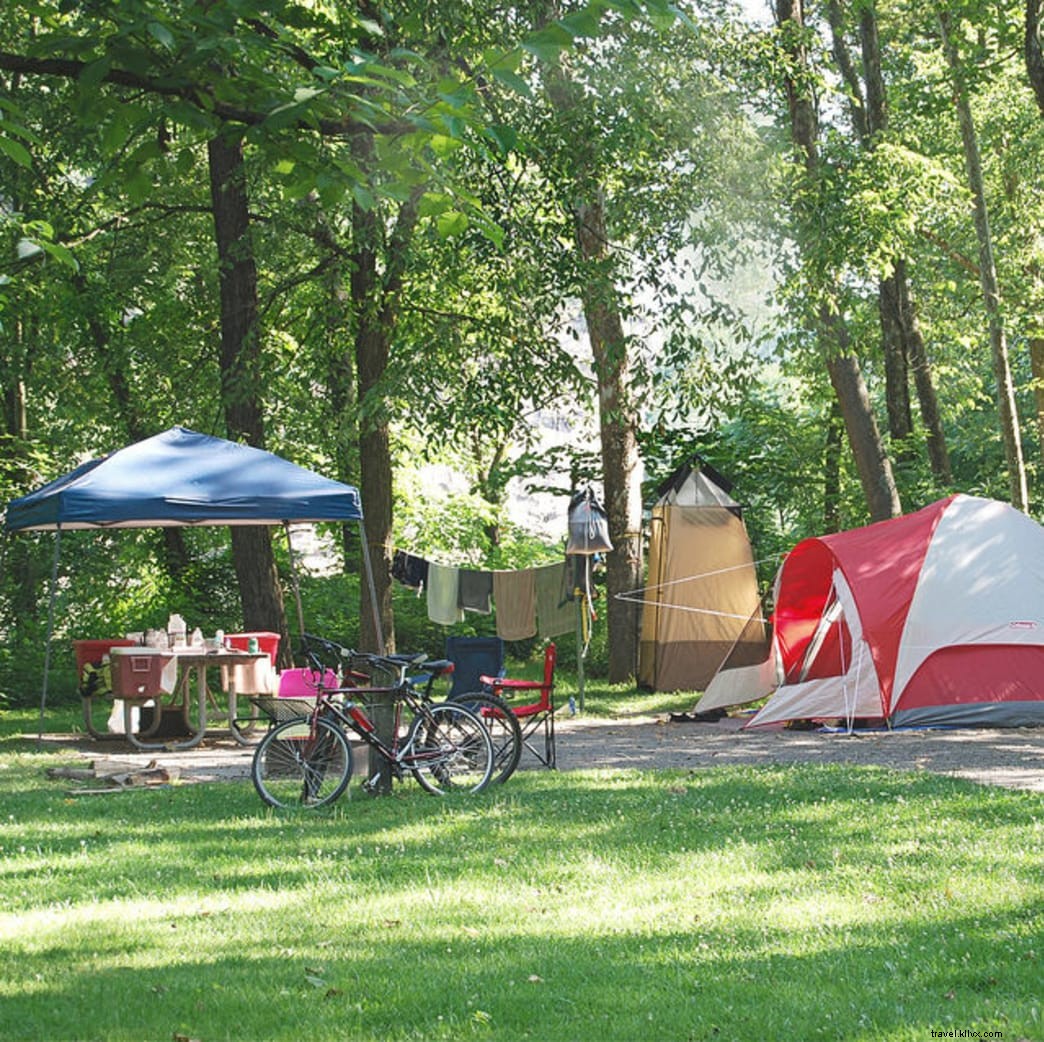 5 superbes terrains de camping primitifs en Virginie 