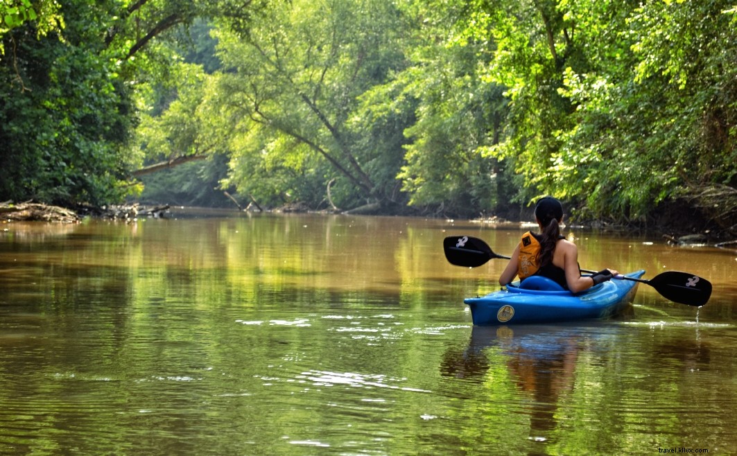 Explorando trilhas de água e Blueways da Virgínia 