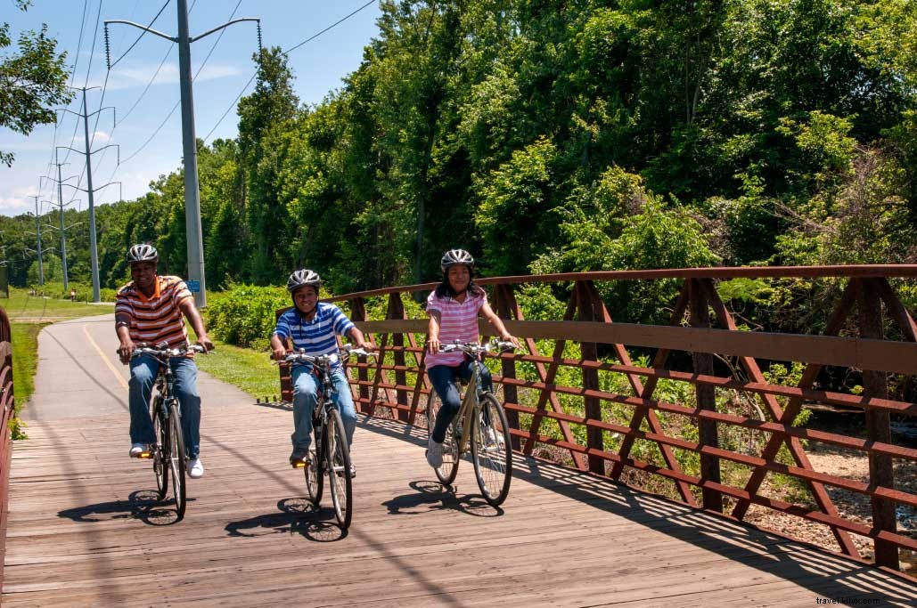 10 giri in bicicletta per famiglie in Virginia 