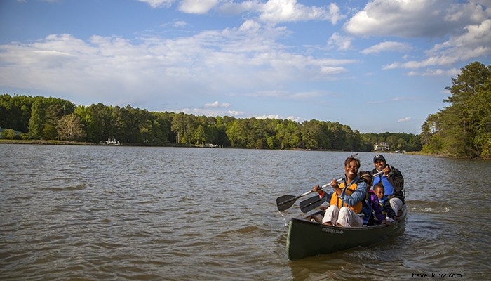 20 destinations de pagaie en eau calme en Virginie 