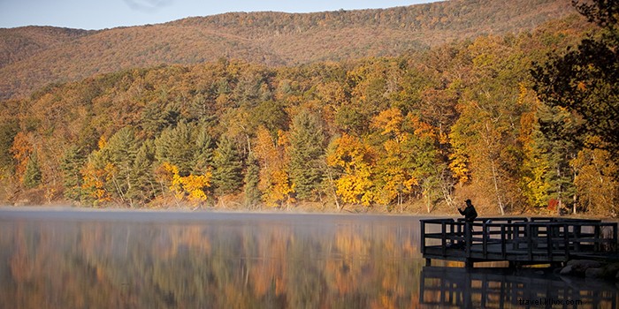Escapades de camping d automne en Virginie 