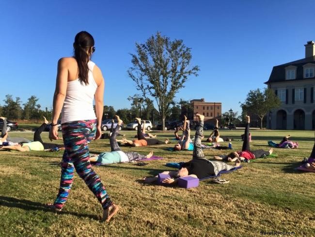 Lake Charles celebra el Día Internacional del Yoga 🧘 