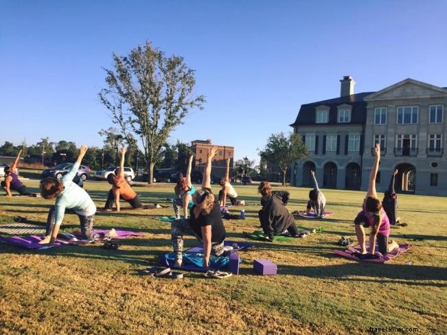 Lake Charles celebra la giornata internazionale dello yoga 🧘 