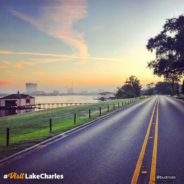 朝の散歩：#VisitLakeCharles今月の写真 