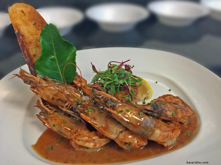 #EatSWLA:receita de camarão com cobertura de abita e xarope de cana 
