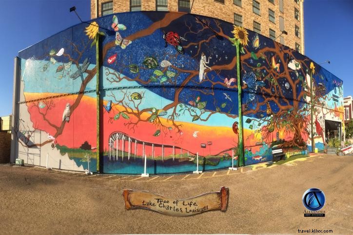 Recorrido por las paredes de Lake Charles:13 murales que querrás ver 