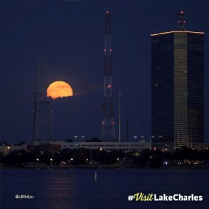 Uma vez na lua azul:#VisitLakeCharles Foto do mês 