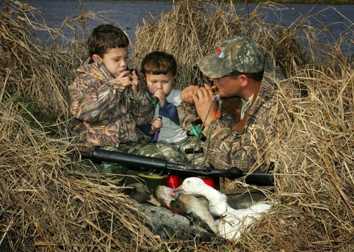 Berburu Bebek di Louisiana Barat Daya 