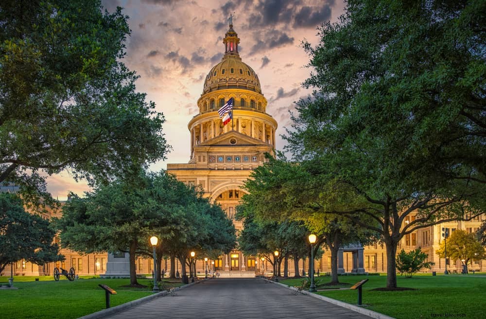 Top 20 de los lugares más bellos para visitar en Texas 