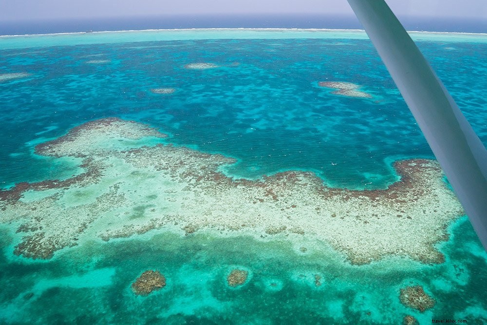 Comment réserver un vol panoramique Blue Hole au Belize 