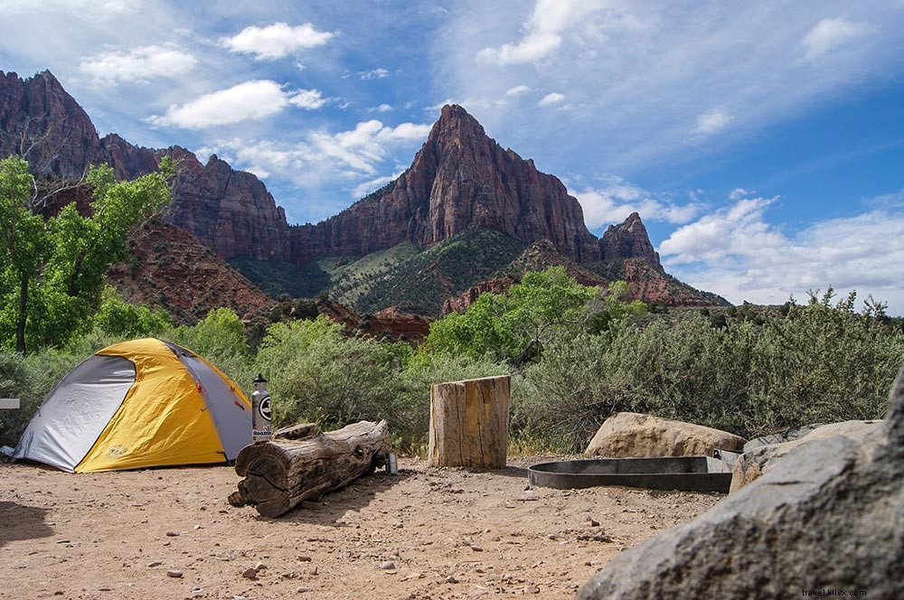 Camping dans le parc national de Zion :tout ce que vous devez savoir 