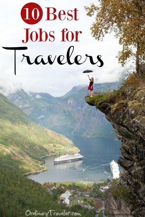 10 melhores empregos para pessoas que gostam de viajar pelo mundo 