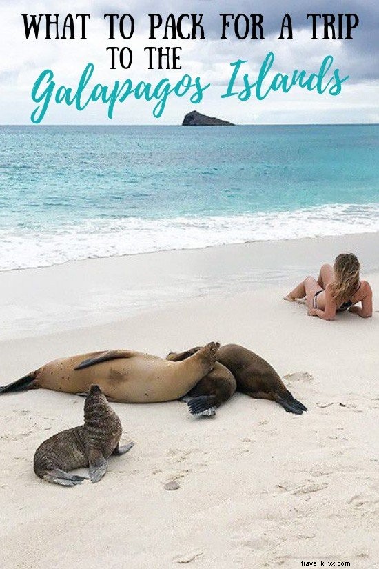 Quoi emporter pour un voyage aux îles Galapagos 