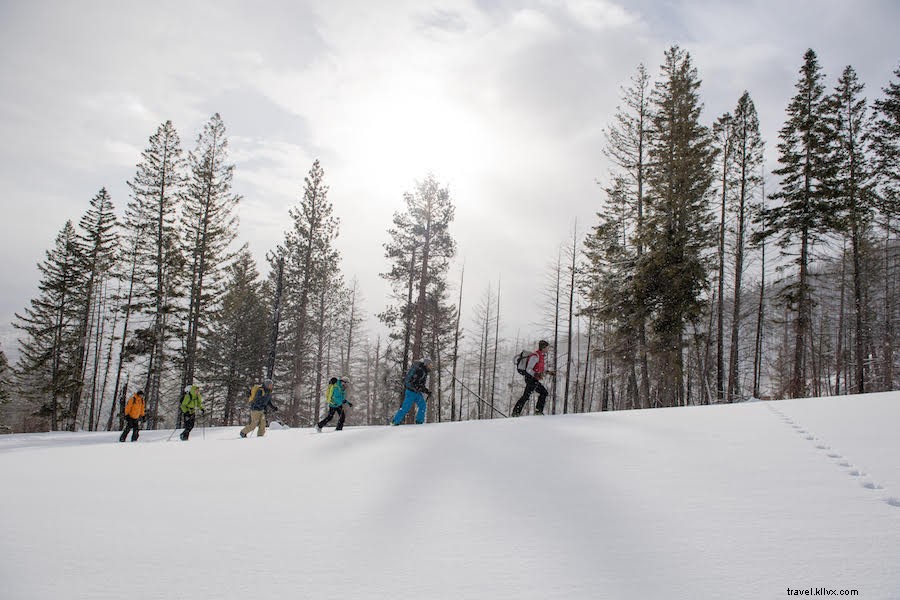 5 façons de se connecter avec la nature au Montana cet hiver 