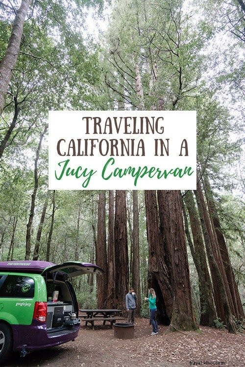 Um guia para viajar pela Califórnia em um campervan da JUCY 