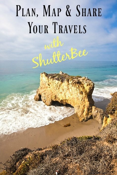 Plan, Mapee y comparta sus viajes con ShutterBee 