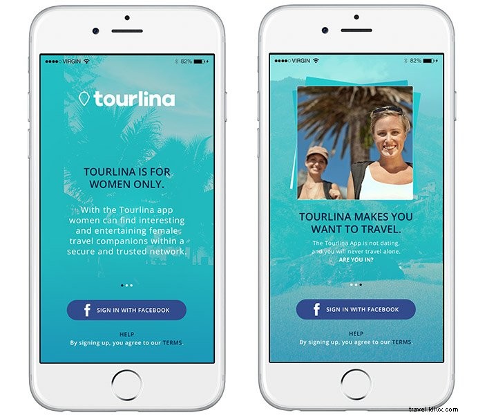 Tourlina:la nuova app per donne che viaggiano da sole 