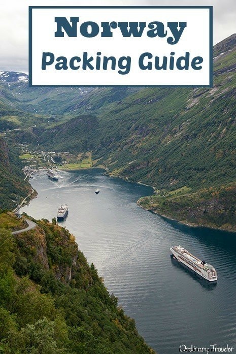 Cosa mettere in valigia per un viaggio in Norvegia