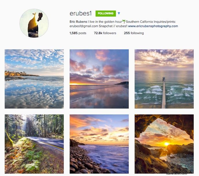 Principais fotógrafos de viagens do Instagram que você precisa seguir