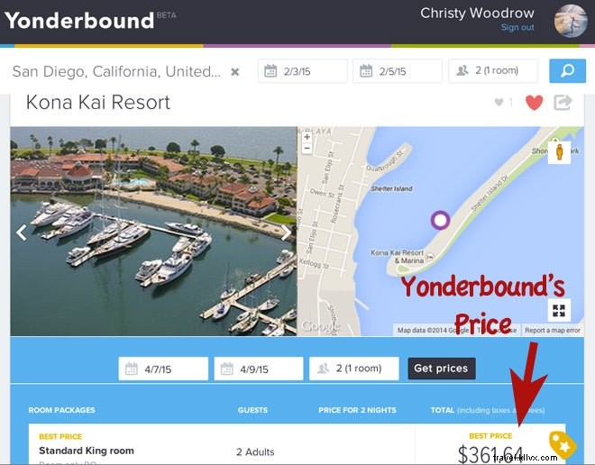 Yonderbound：旅行を予約する革新的な方法