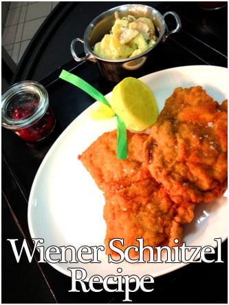 Receita clássica de Wiener Schnitzel da Brasserie “1806” na Alemanha