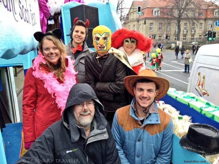 Sintiendo el amor en el Karneval de Dusseldorf