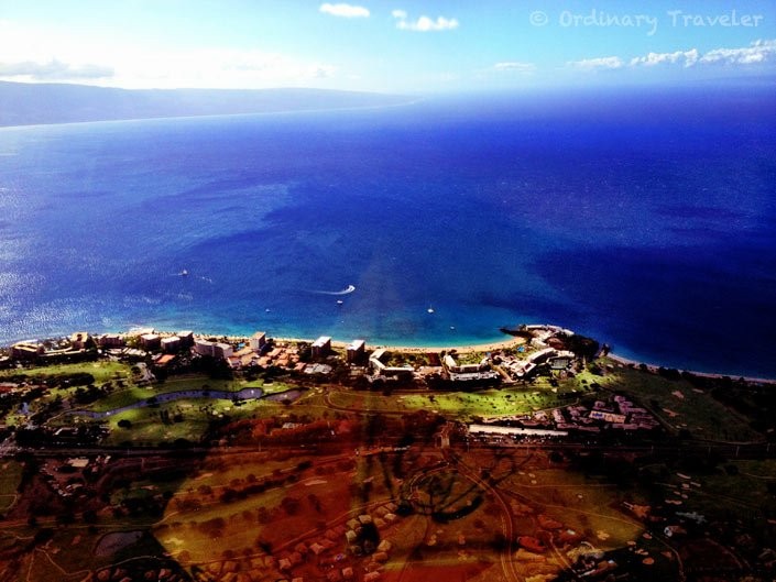 Vista aérea de Maui