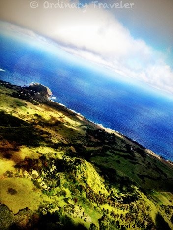 Vista a volo d uccello di Maui