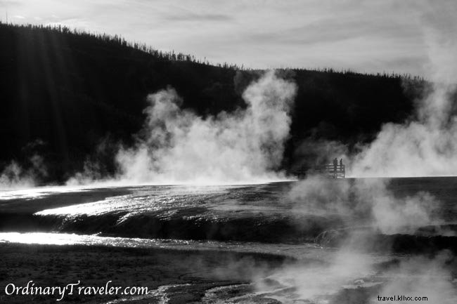 Fotos de gêiser do Parque Nacional de Yellowstone