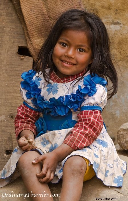 ネパールのフォトエッセイの子供たち