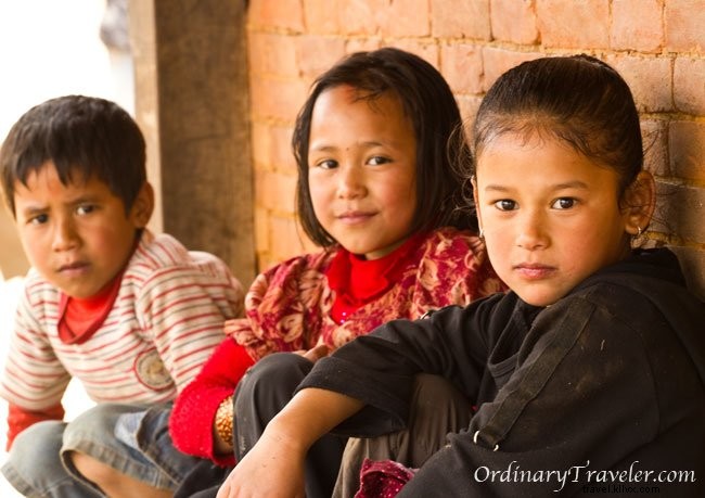 Essai photo sur les enfants du Népal