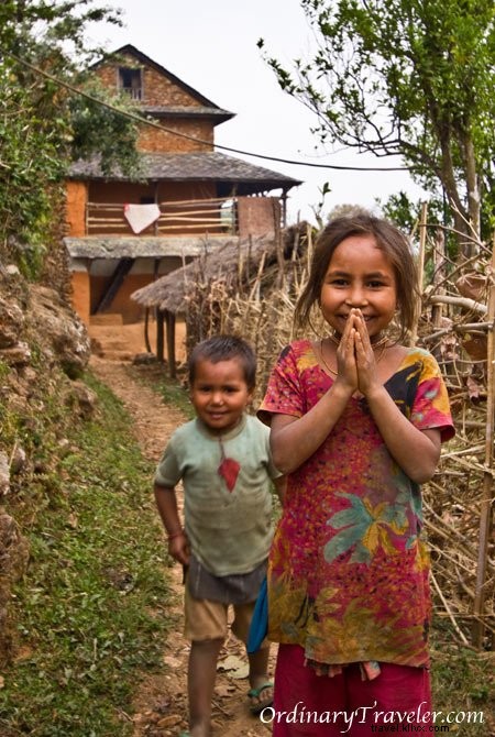 ネパールのフォトエッセイの子供たち