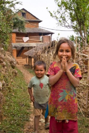 Nepal:Eu vejo a luz em você