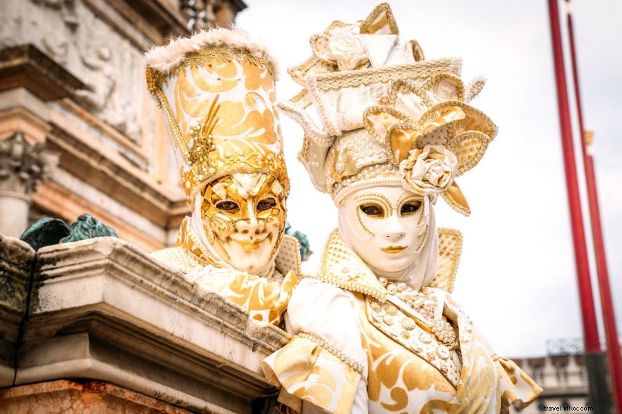 20 photos magiques du carnaval de Venise (quand les masques étaient amusants !)