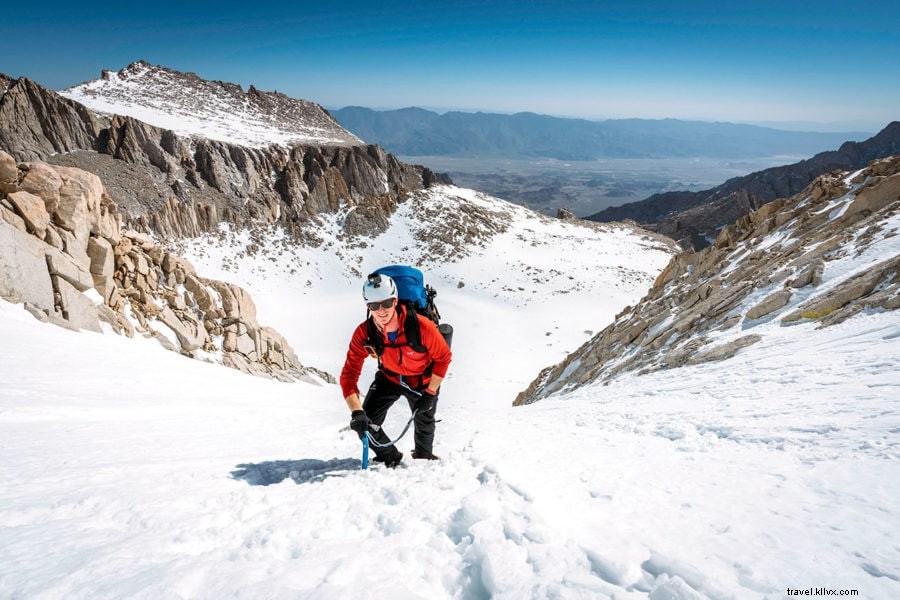Caminhando o Monte Whitney:o pico mais alto da Califórnia (escalada de inverno)