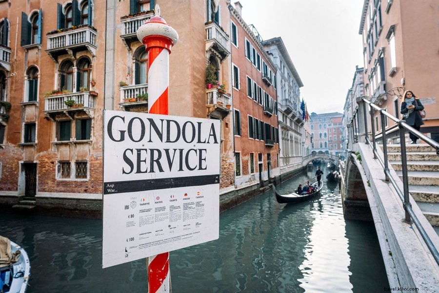 Conseils pour louer une gondole à Venise (plus un peu d histoire)