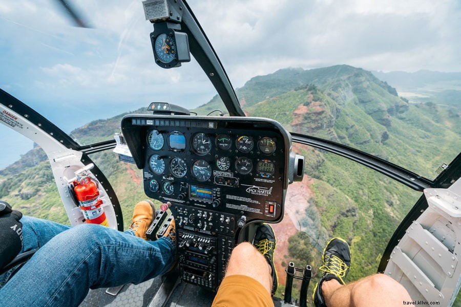 Passeios de helicóptero em Kauai pela costa de Na Pali (portas desligadas!)