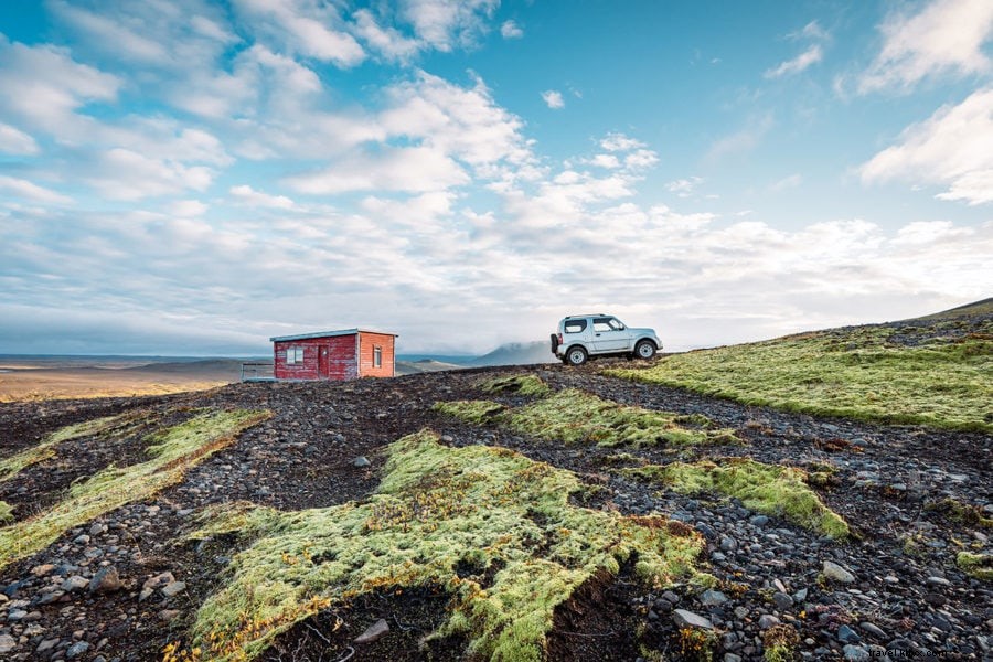 Senderismo Área geotérmica de Kerlingarfjöll (tierras altas de Islandia)