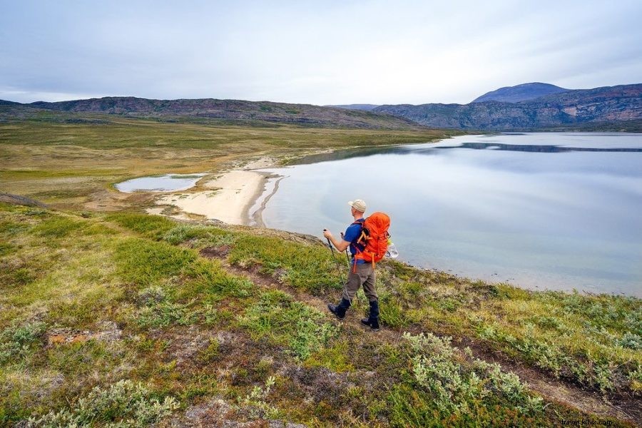 Caminhando a trilha do Círculo Polar Ártico da Groenlândia:PARTE 2