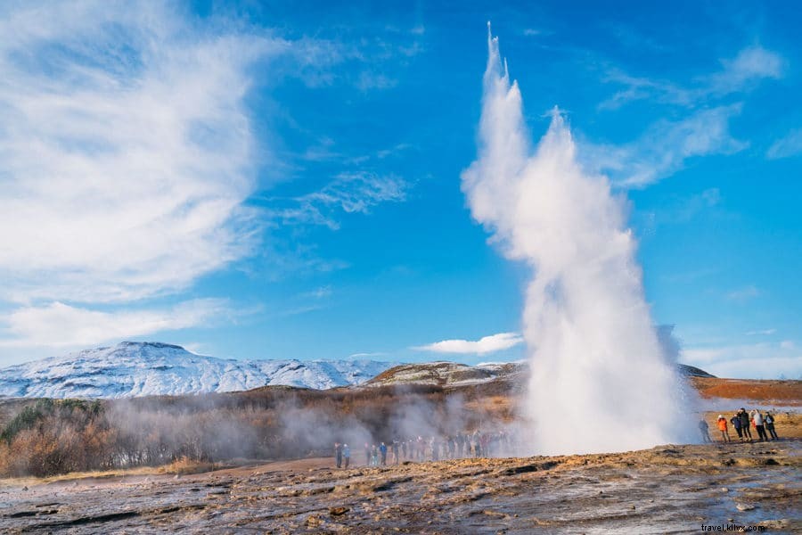 Conduciendo por el Círculo Dorado:la excursión de un día más popular de Islandia