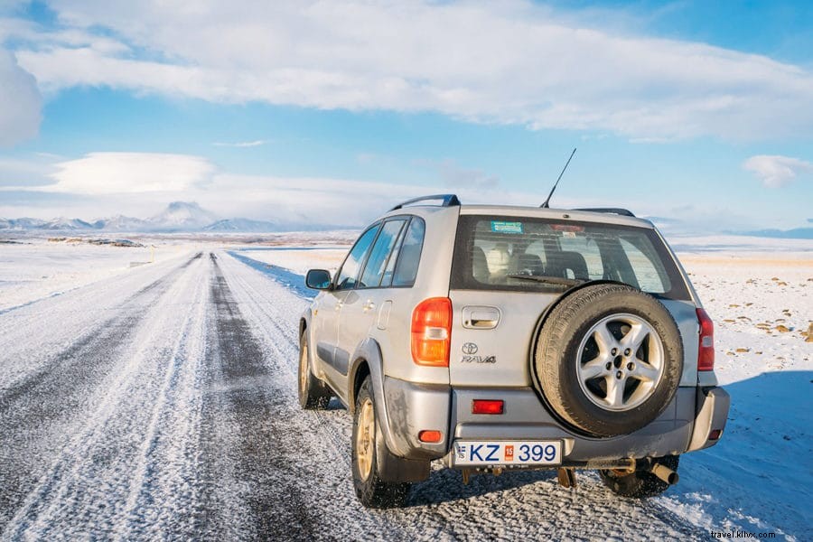 ゴールデンサークルの運転：アイスランドで人気の日帰り旅行者