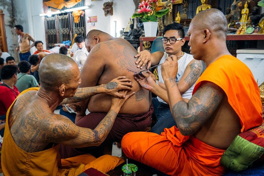 Diberkati Oleh Seorang Biksu:Mendapatkan Tato Sak Yant Ajaib