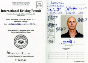 Cómo obtener un permiso de licencia de conducir internacional