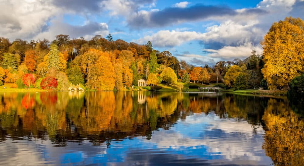 20 tempat terbaik untuk dikunjungi di Inggris di Musim Gugur