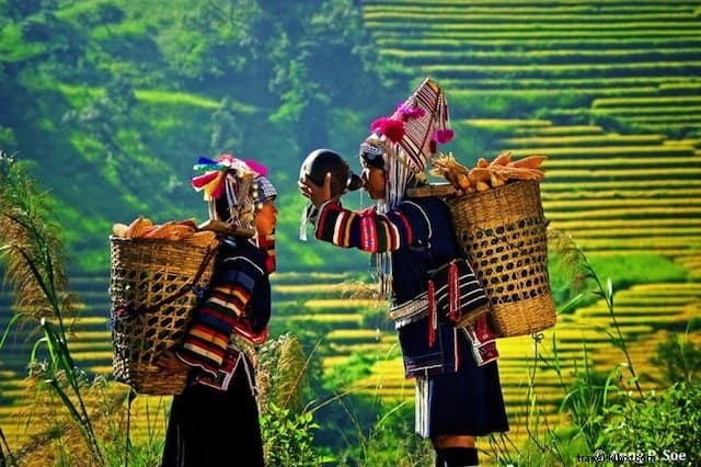 ミャンマーで訪問する最も美しい場所の10