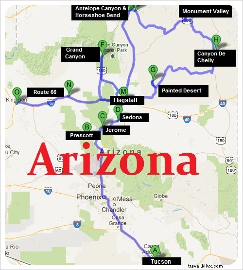 Arizona – La capitale mondiale dei viaggi su strada