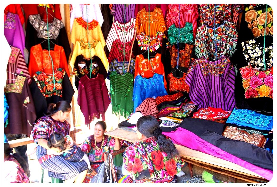 Vá além:o mercado de Chichicastenango